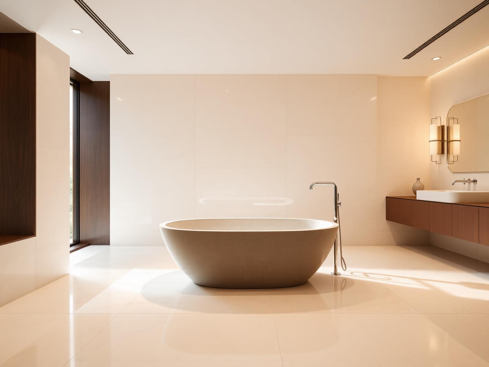 Salle de bain moderne — réalisation Sanifix